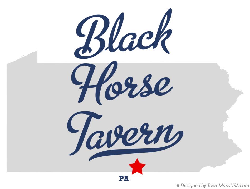 Map of Black Horse Tavern Pennsylvania PA