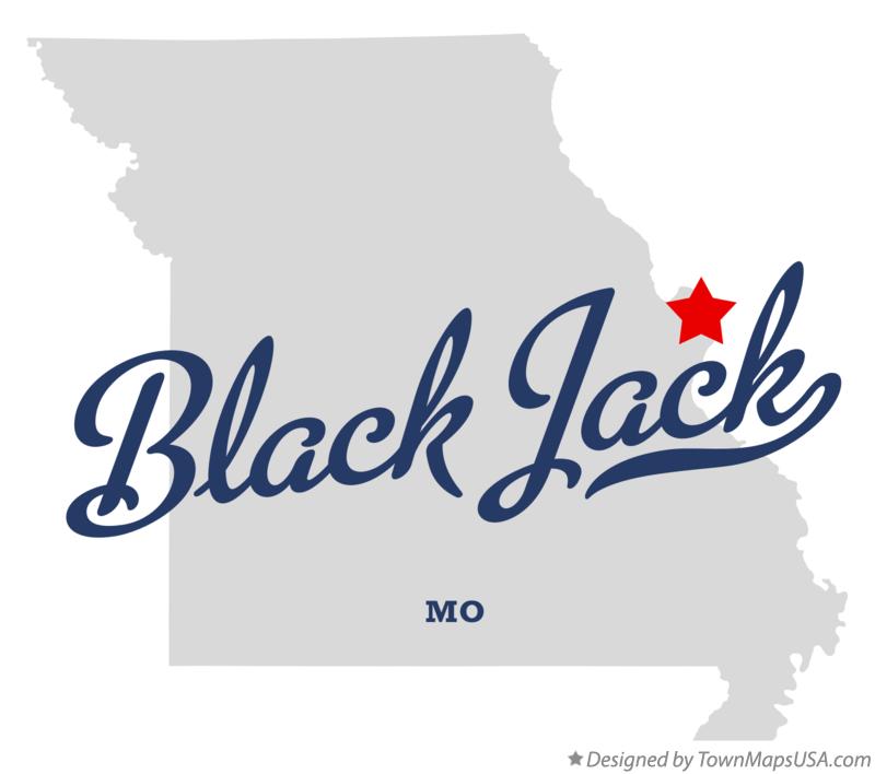 Map of Black Jack Missouri MO