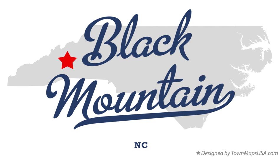 Map of Black Mountain North Carolina NC