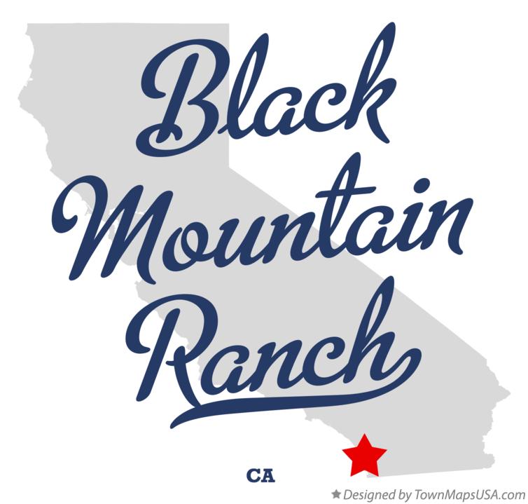 Map of Black Mountain Ranch California CA