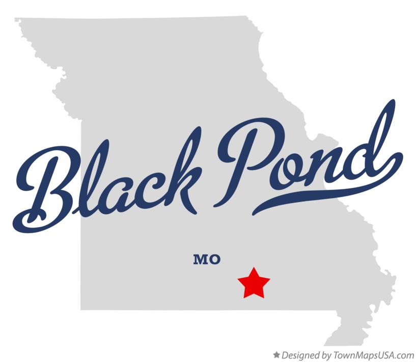 Map of Black Pond Missouri MO