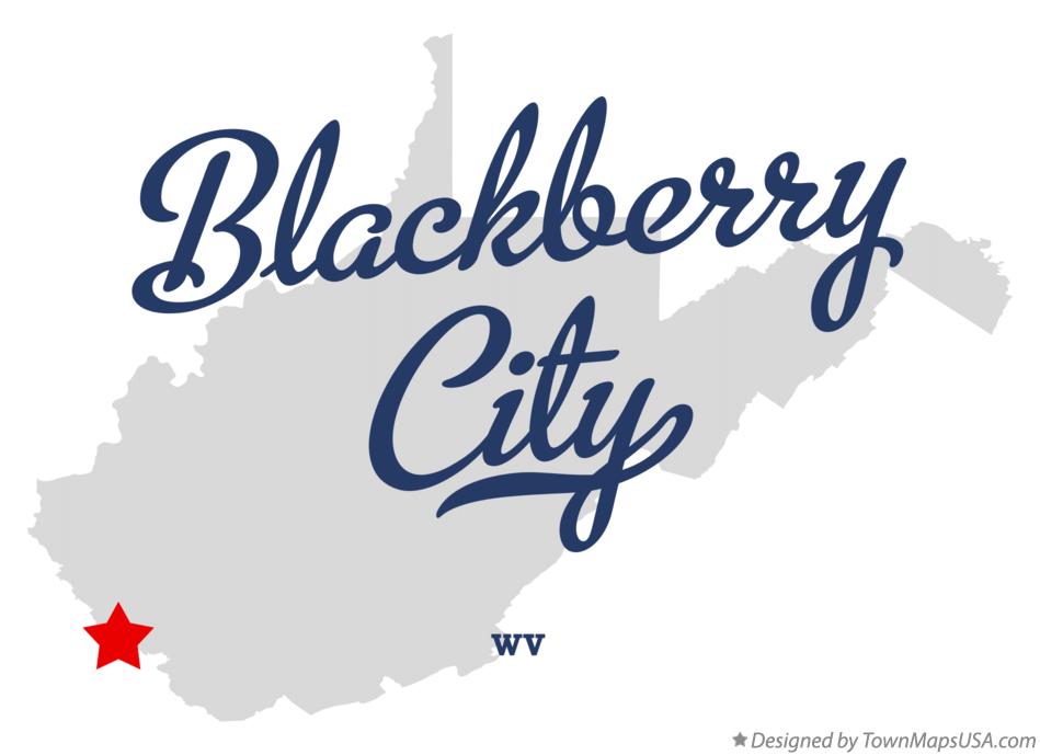 Map of Blackberry City West Virginia WV