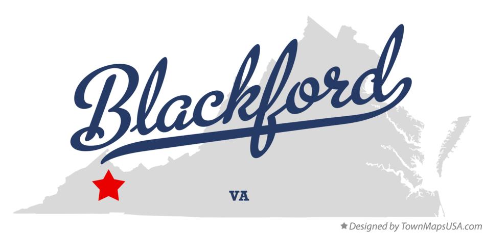 Map of Blackford Virginia VA