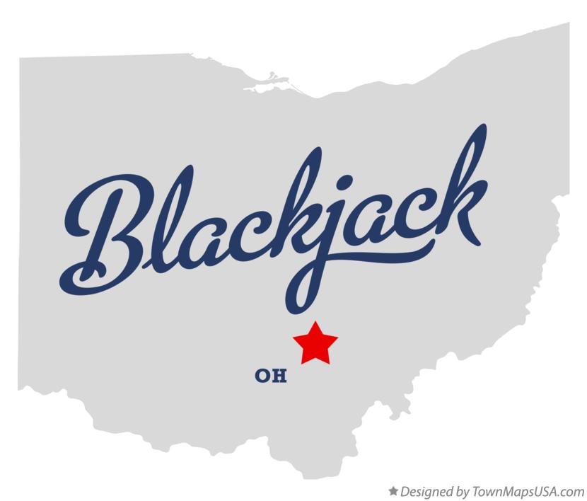 Map of Blackjack Ohio OH