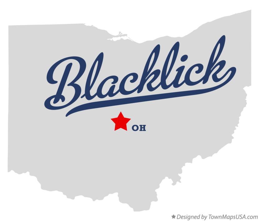 Map of Blacklick Ohio OH