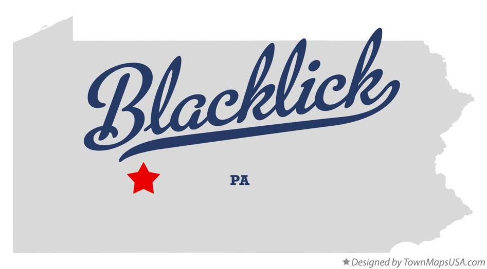 Map of Blacklick Pennsylvania PA