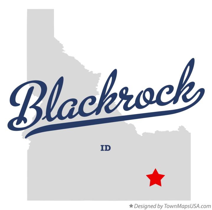 Map of Blackrock Idaho ID