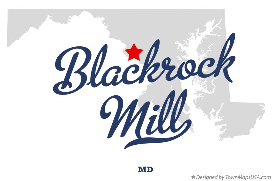 Map of Blackrock Mill Maryland MD
