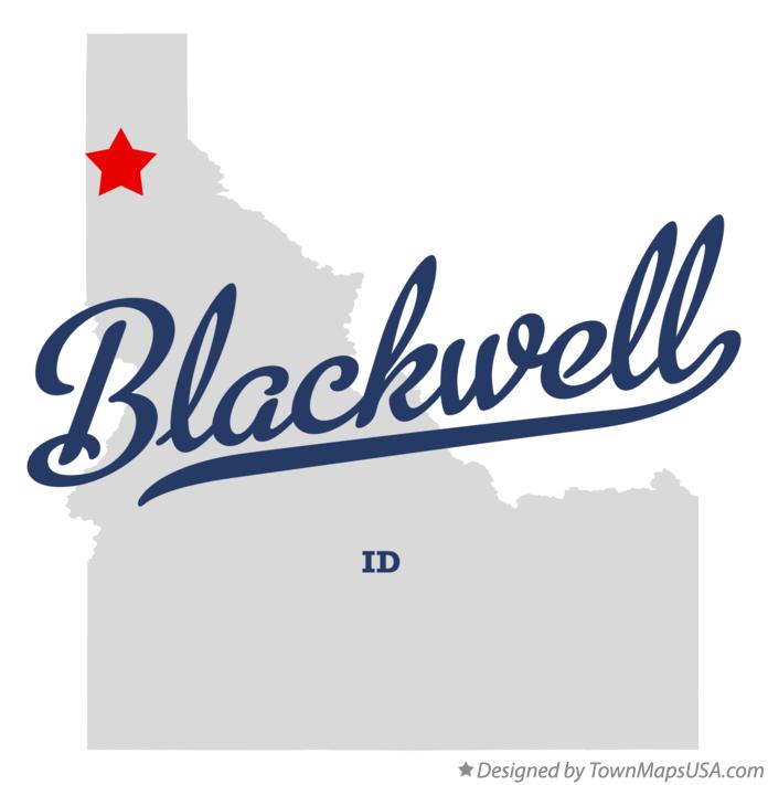 Map of Blackwell Idaho ID