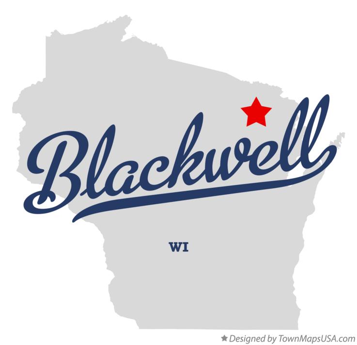 Map of Blackwell Wisconsin WI