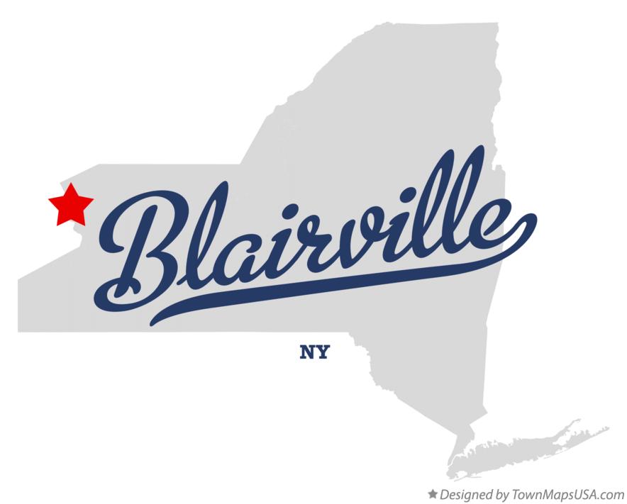 Map of Blairville New York NY