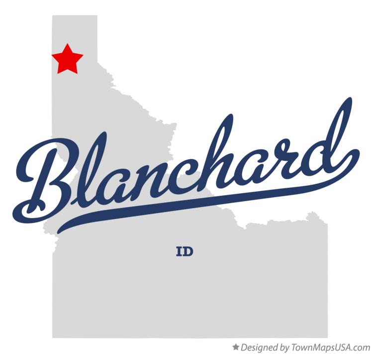 Map of Blanchard Idaho ID