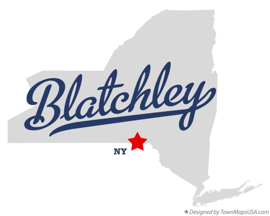 Map of Blatchley New York NY