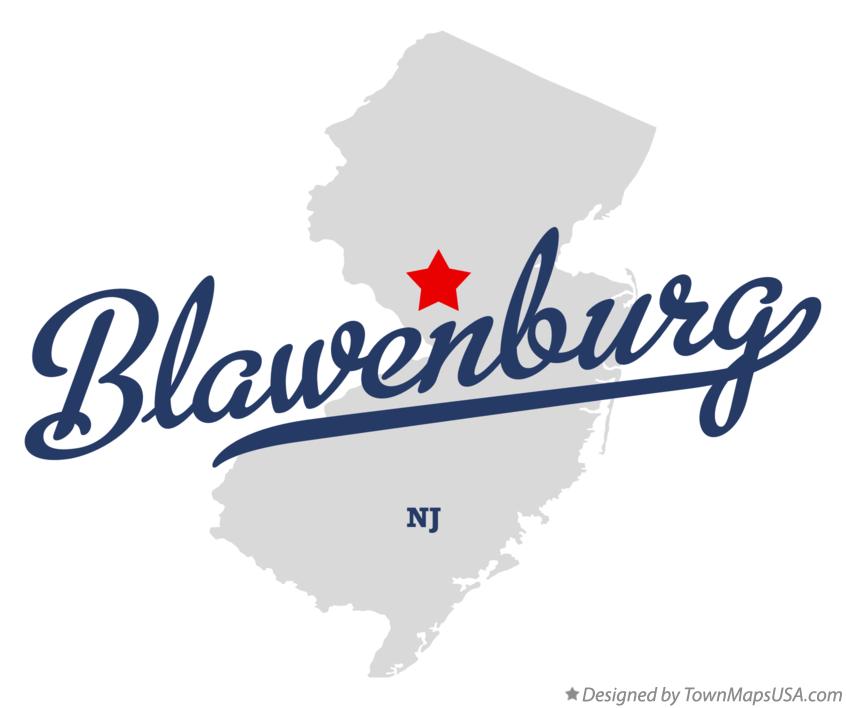 Map of Blawenburg New Jersey NJ