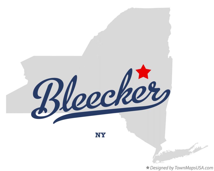 Map of Bleecker New York NY