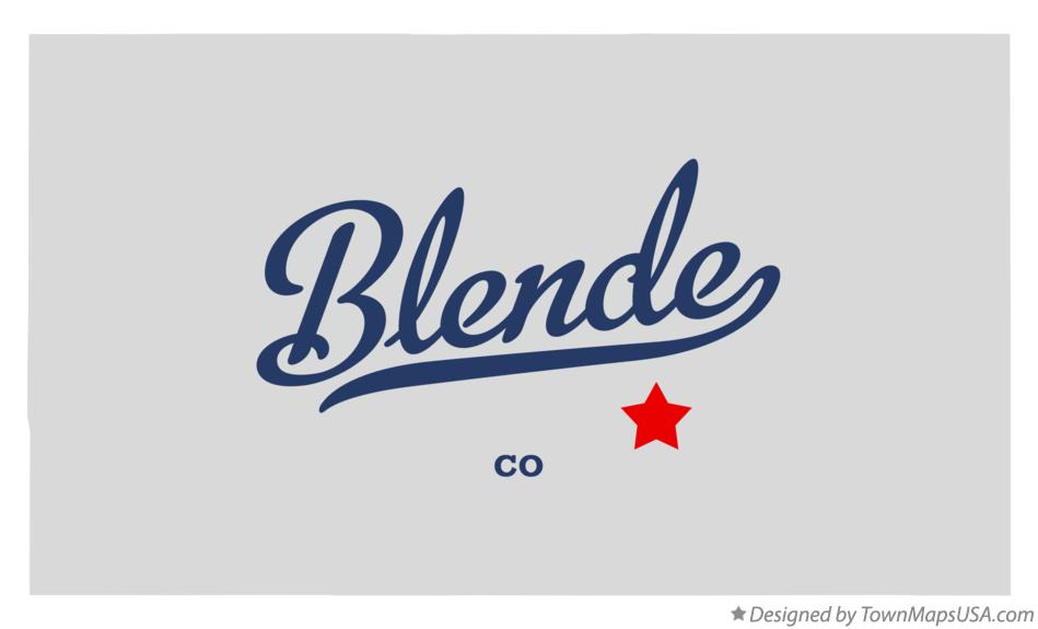 Map of Blende Colorado CO