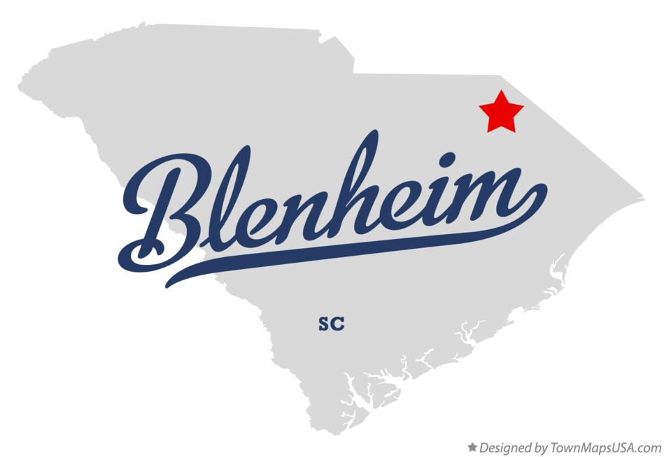 Map of Blenheim South Carolina SC