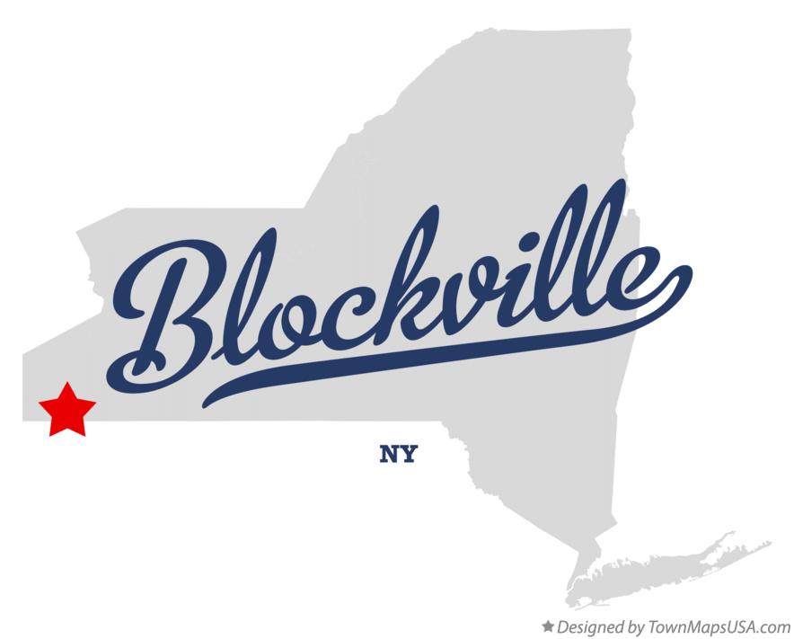 Map of Blockville New York NY