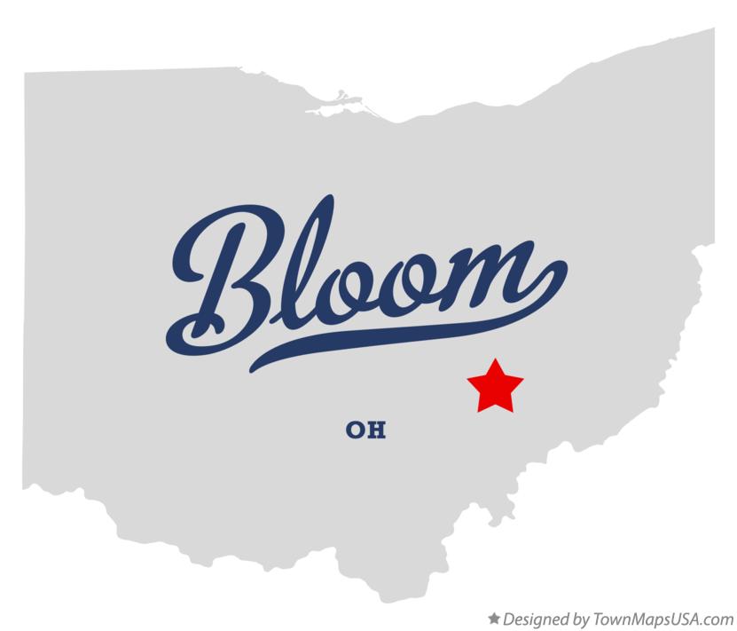 Map of Bloom Ohio OH