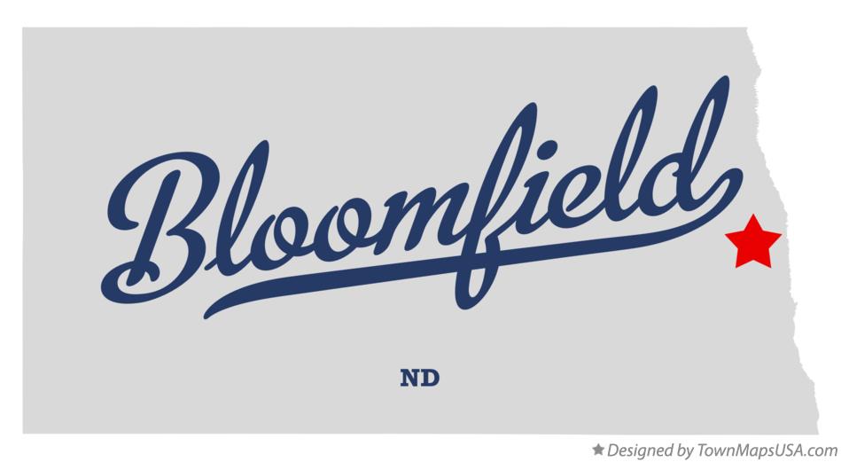 Map of Bloomfield North Dakota ND