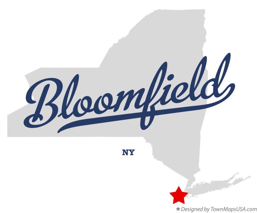 Map of Bloomfield New York NY