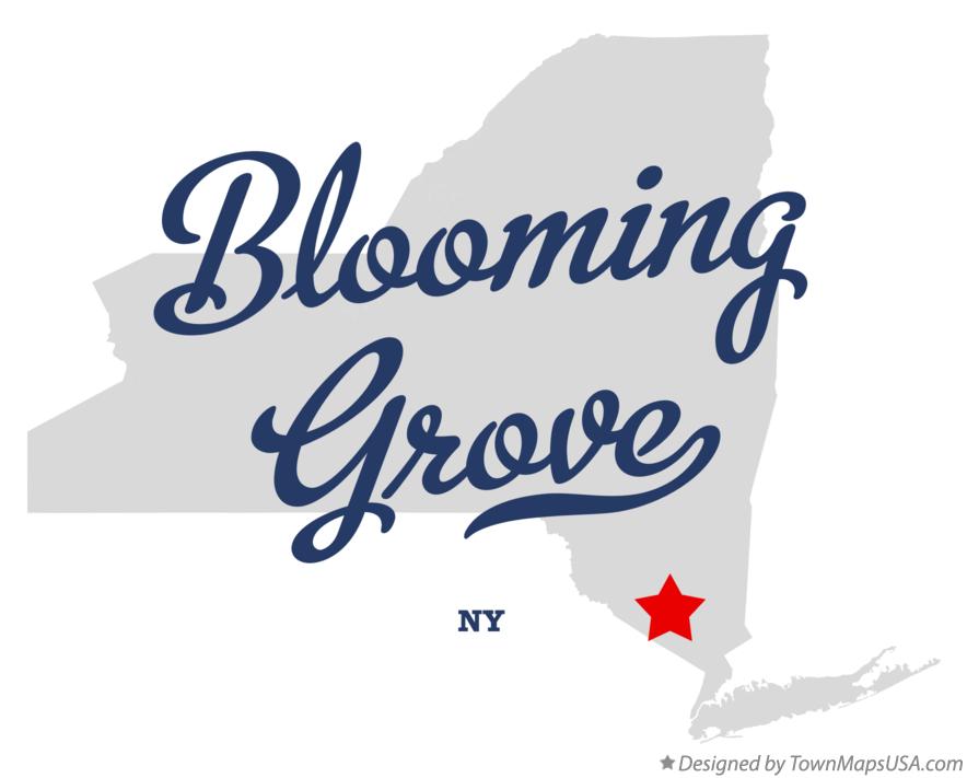 Map of Blooming Grove New York NY