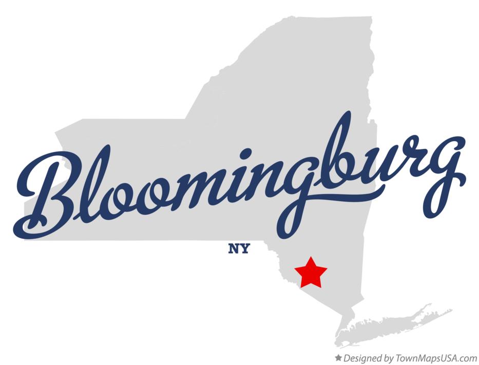 Map of Bloomingburg New York NY