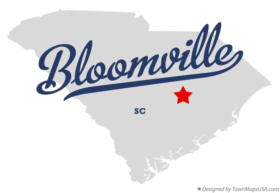 Map of Bloomville South Carolina SC