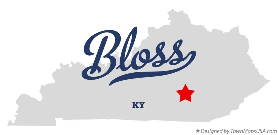 Map of Bloss Kentucky KY