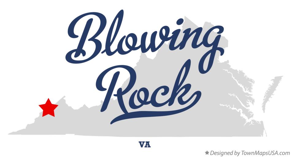 Map of Blowing Rock Virginia VA