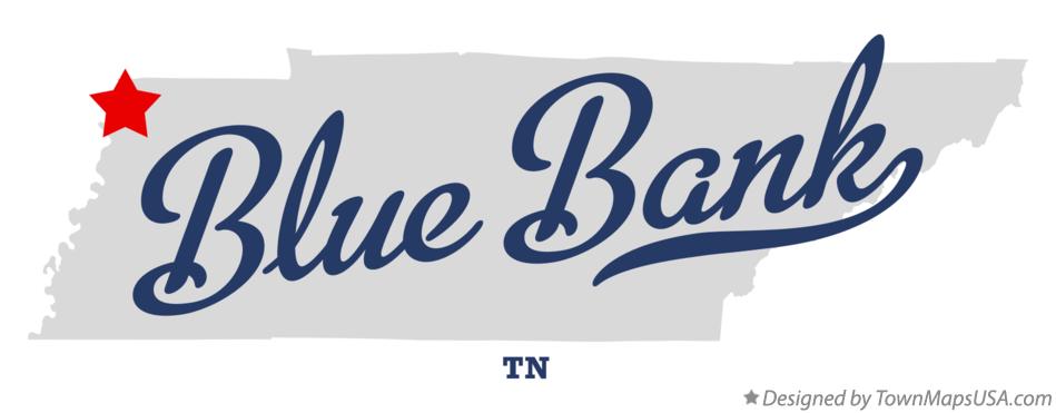 Map of Blue Bank Tennessee TN