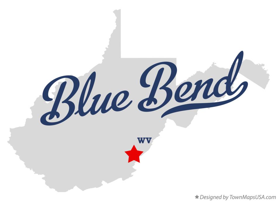 Map of Blue Bend West Virginia WV