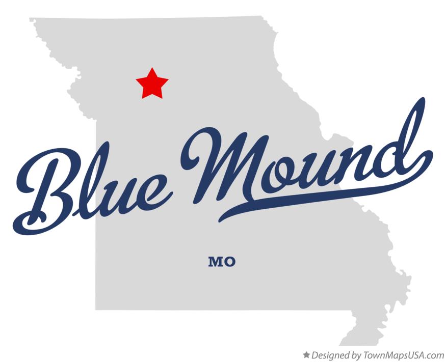 Map of Blue Mound Missouri MO