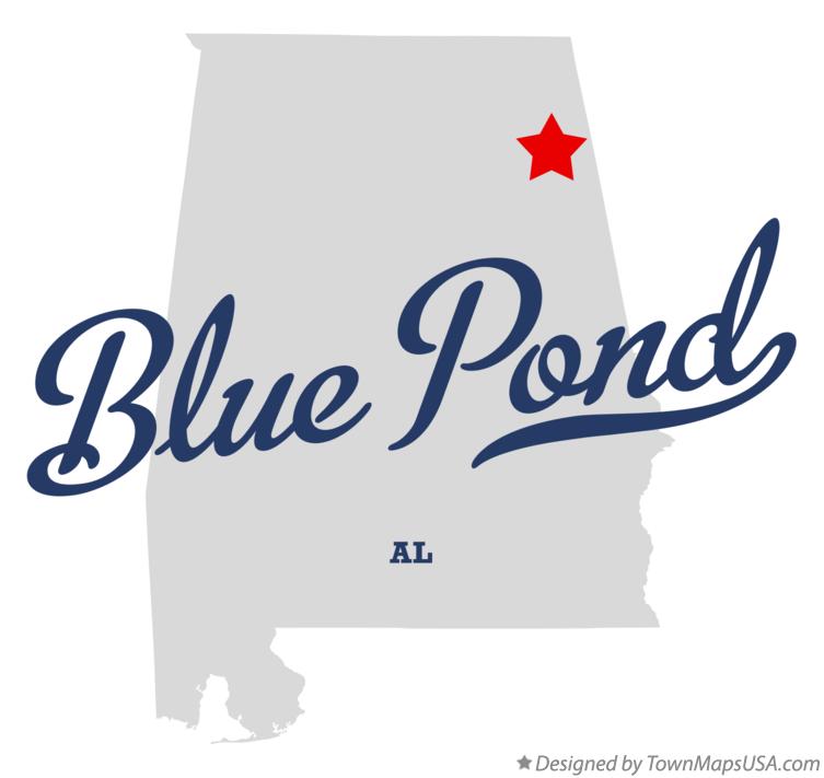 Map of Blue Pond Alabama AL