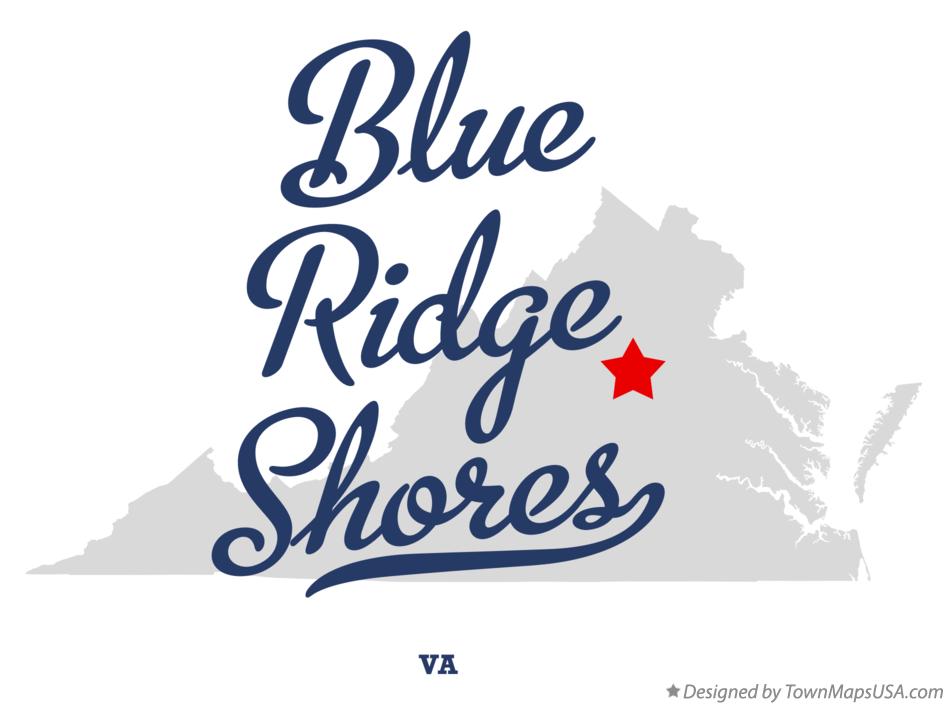 Map of Blue Ridge Shores Virginia VA