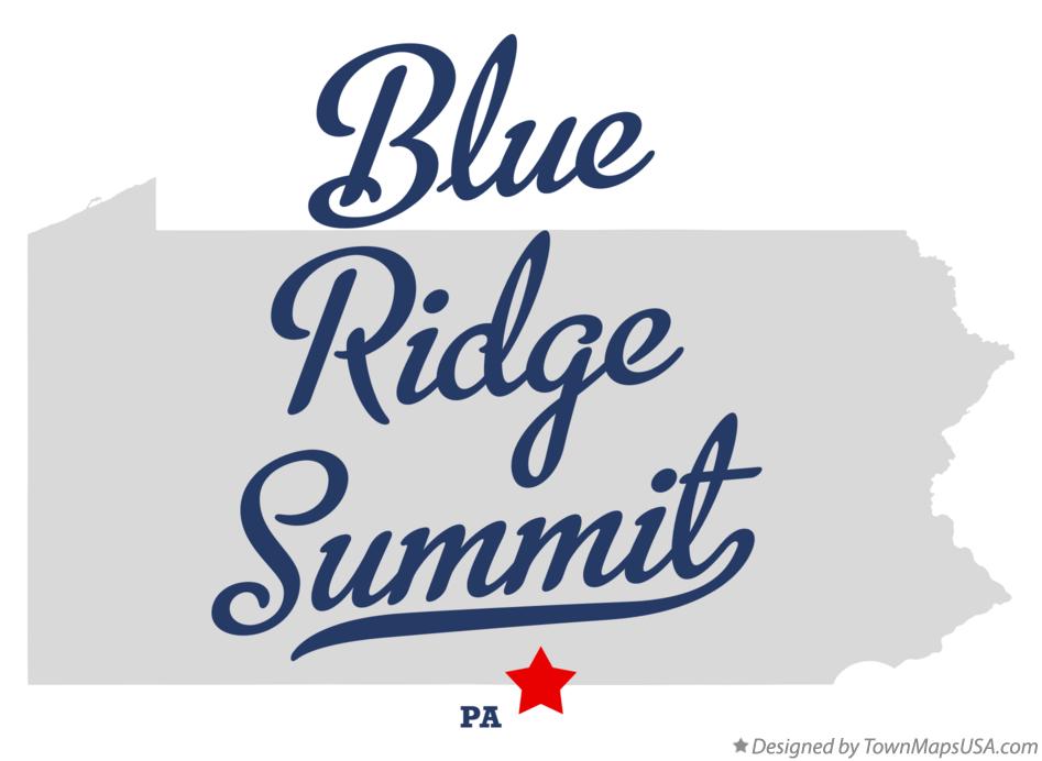 Map of Blue Ridge Summit Pennsylvania PA