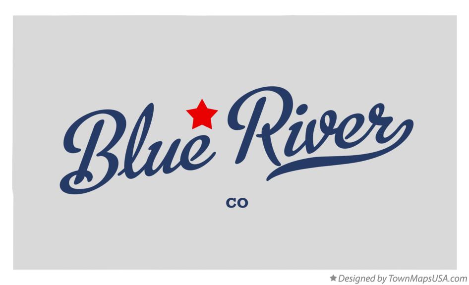 Map of Blue River Colorado CO