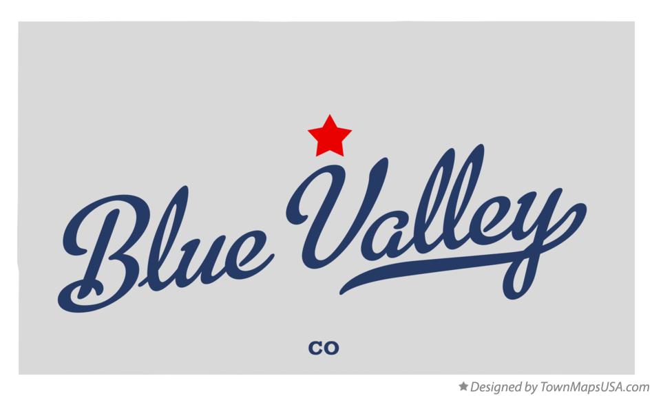Map of Blue Valley Colorado CO