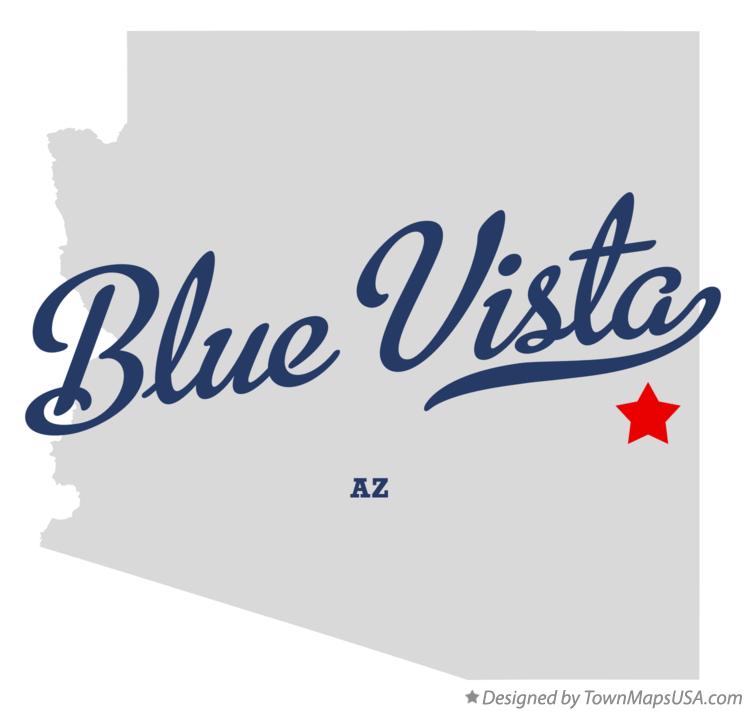Map of Blue Vista Arizona AZ