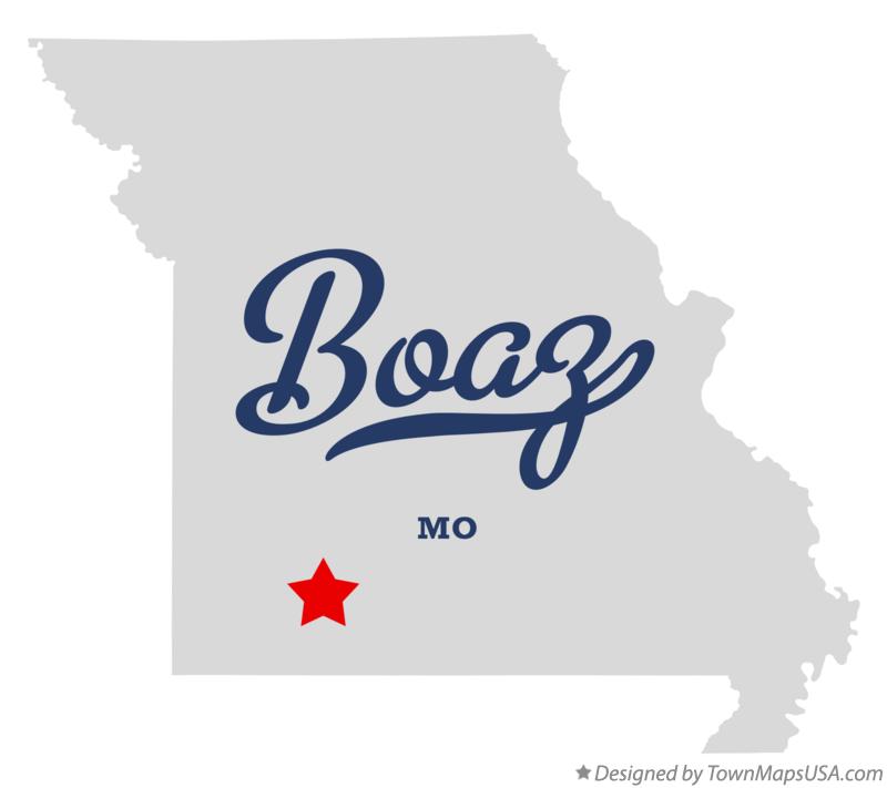 Map of Boaz Missouri MO