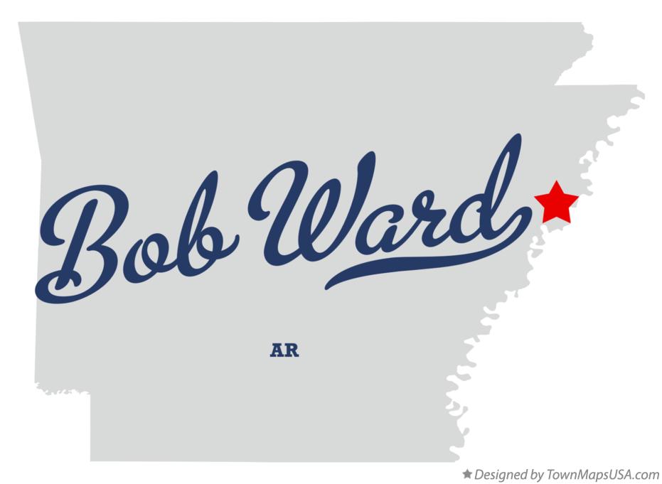 Map of Bob Ward Arkansas AR