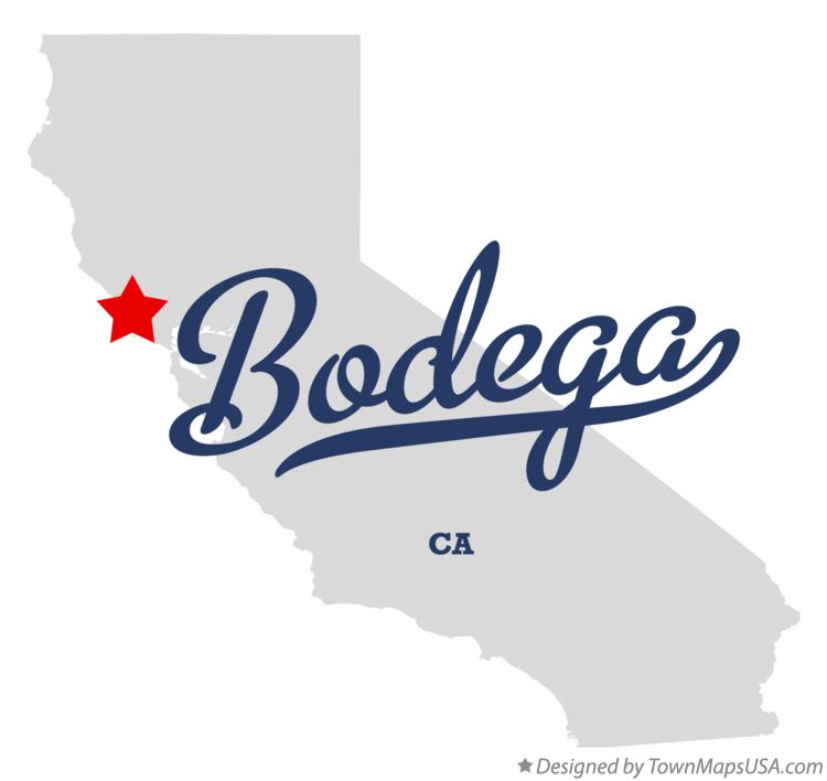 Map of Bodega California CA
