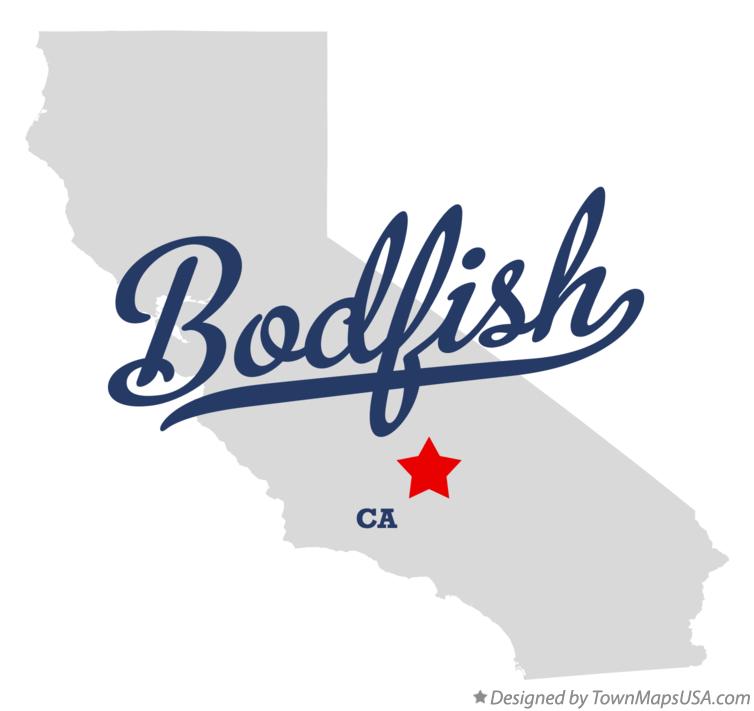 Map of Bodfish California CA