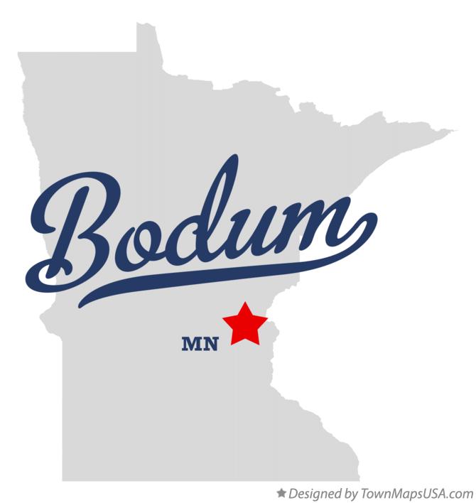 Map of Bodum Minnesota MN