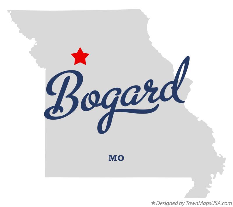 Map of Bogard Missouri MO