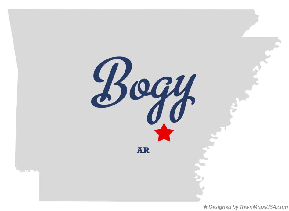 Map of Bogy Arkansas AR