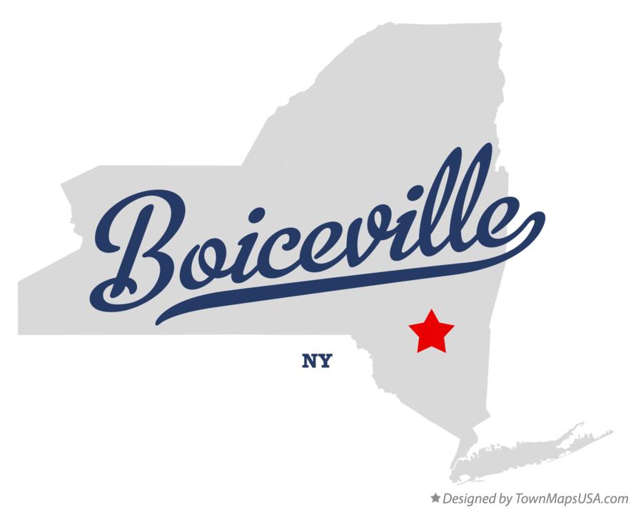 Map of Boiceville New York NY
