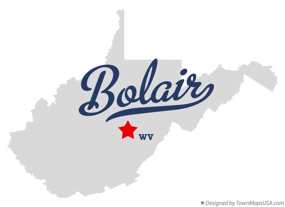 Map of Bolair West Virginia WV