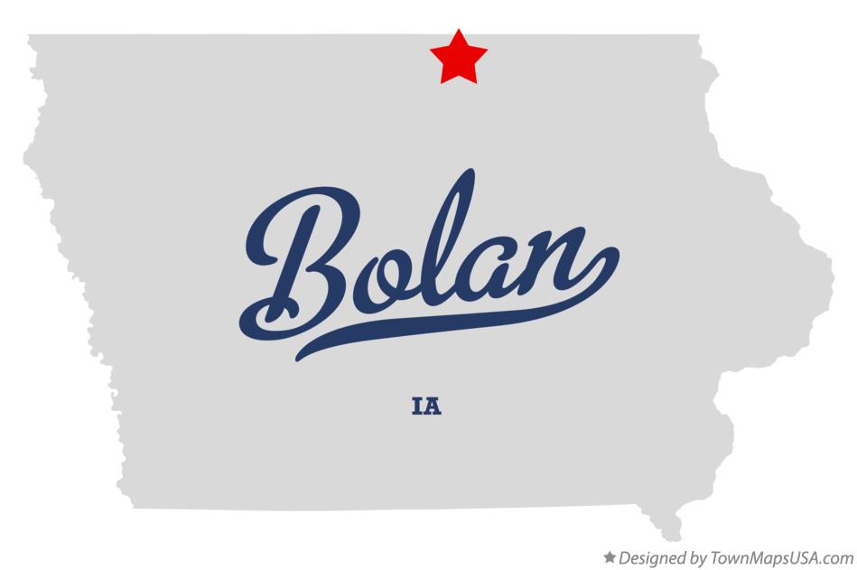 Map of Bolan Iowa IA