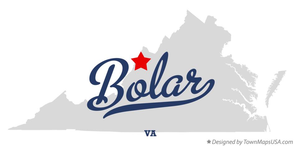 Map of Bolar Virginia VA